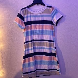 Striped t-Shirt dress